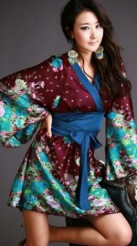 женское платье кимоно