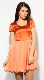 Оранжевое платье Селин