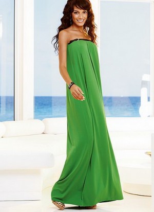 зеленое платье в греческом стиле