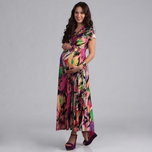 цветное платье для беременных
