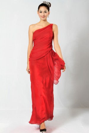  красное платье греческого стиля